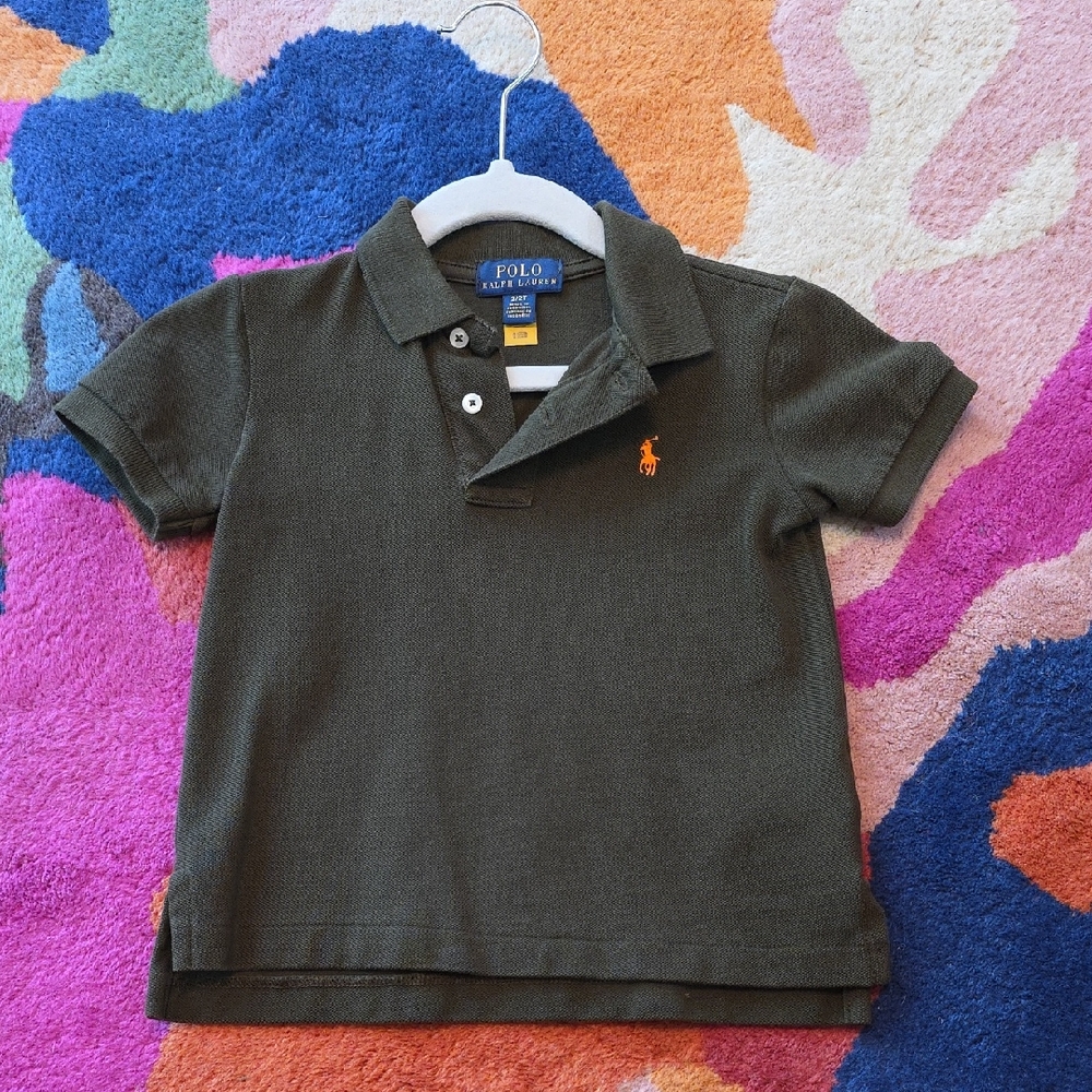 Polo by Ralph Lauren Kids Olive Polo Shirt